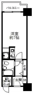 メロディーハイム中津2番館【8階】の間取り