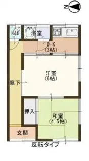 メイコウカルチャー【101号室】の間取り