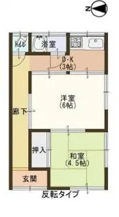 メイコウカルチャー【101号室】の間取り