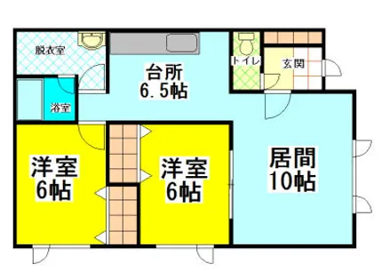 ゴールデンハイツB【101号室】の間取り