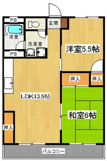 グリーンヒル室見【303号室】の間取り
