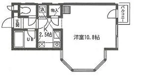 セザンヌ大岩2【201号室】の間取り