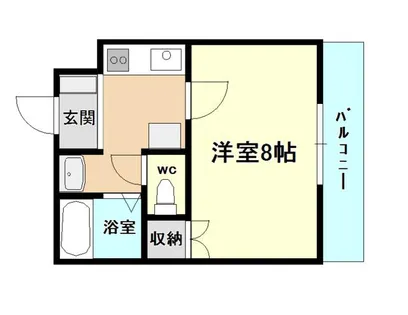 クレッシェンドⅢ【304号室】の間取り