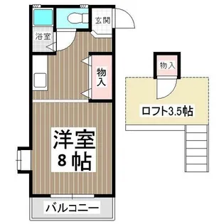 エクセル新宮駅前【206号室】の間取り
