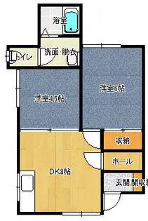 ラ・フォンテーヌ【1階】の間取り