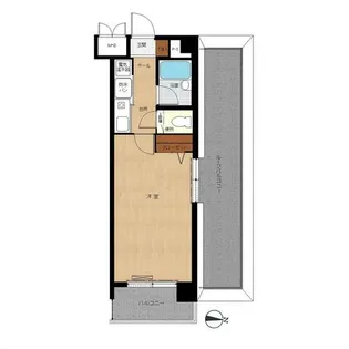 JGM藤崎駅前【5階】の間取り
