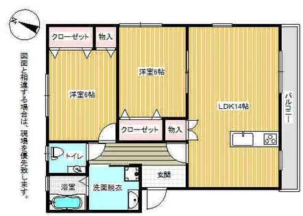 ガーデンプレイス【2階】の間取り