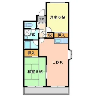 敷田ビル【201号室】の間取り