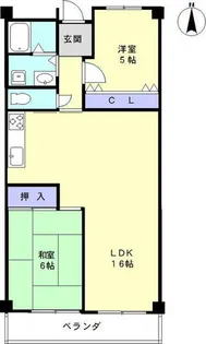 ブラウンハウス【7階】の間取り