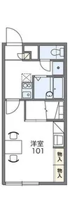 レオパレスステラ【2階】の間取り