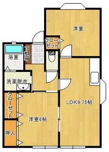 シャンティー【2階】の間取り