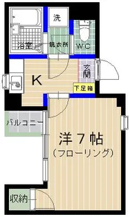スカイライフ若宮【403号室】の間取り