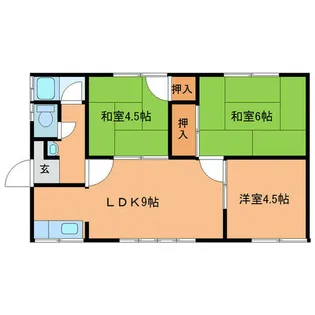 福岡県柳川市蒲生【一戸建】の間取り