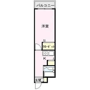 ダイナコート医生ヶ丘【204号室】の間取り