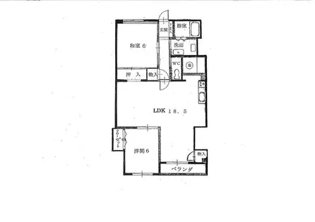 カトーレジデンス【2-C号室】の間取り