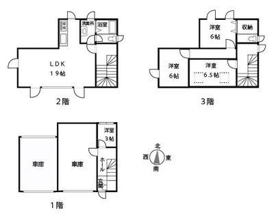 北海道札幌市中央区南十五条西12丁目【一戸建】の間取り