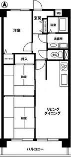 グランドハイリス上社【2-B号室】の間取り