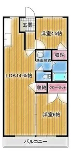 エミネンス穴生【2階】の間取り