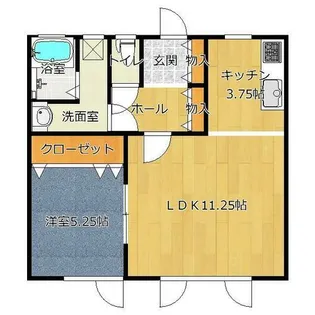 セジュール弐番館【2階】の間取り
