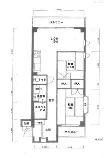 ウェルフェアー光明【303号室】の間取り