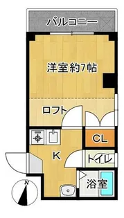 プリマヴェーラ高取【201号室】の間取り