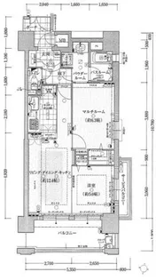 大阪府大阪市都島区東野田町1丁目【マンション】の間取り