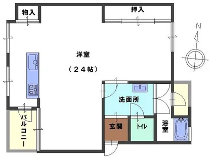 兵庫県神戸市長田区五位ノ池町2丁目【マンション】の間取り