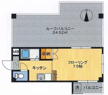 ユンゲルハイム原田【4階】の間取り