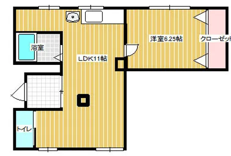 エムケーハイツ【2階】の間取り