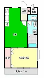ハイツIMOTO【1階】の間取り