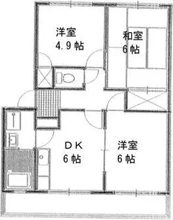 ボ・ヌール【1階】の間取り