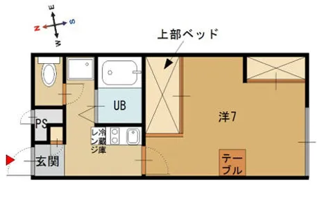 ピコ白鳥【1階】の間取り