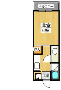 ホウトクマンション【202号室】の間取り