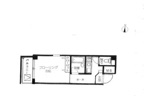メイプルヒル【205号室】の間取り