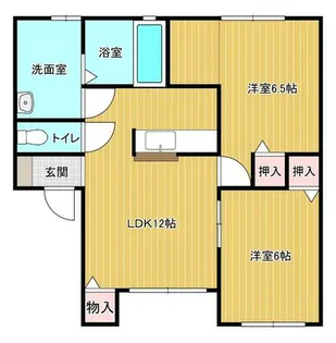 パストラーレ・ヒロ【1階】の間取り
