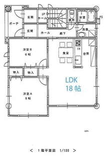 京都府舞鶴市字引土新【アパート】の間取り
