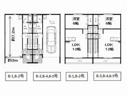 GH.グローリア9 B棟 (ガレージハウス)【5号室】の間取り
