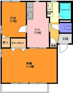 クレール東田【B号室】の外観