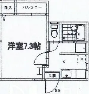レジデンス春日【2階】の間取り