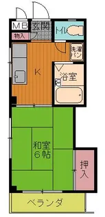 兵庫県芦屋市打出小槌町【マンション】の間取り