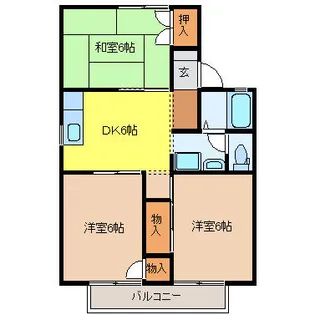 ローゼンハイム【2階】の間取り