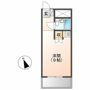 ホワイトパレス北九大前【5階】の間取り
