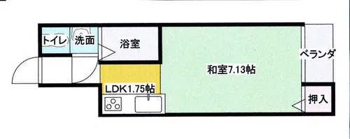 ラコート天美B【403号室】の間取り