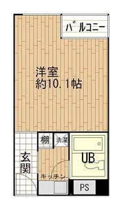 東急ドエル神戸ポートビレッジ【4階】の間取り