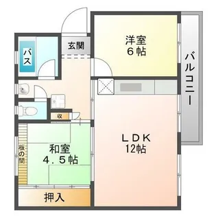 浅香山住宅9棟【1階】の間取り