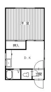 みどりハウス【101号室】の間取り