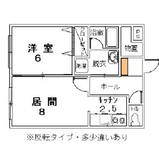 ヴィラ・プレステージ【303号室】の間取り