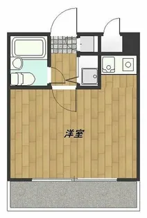 朝日プラザ博多Ⅱ【2階】の間取り