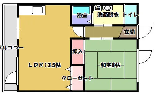 シルク21【2階】の間取り
