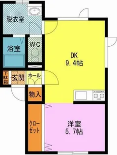 さくらマンションB【202号室】の間取り